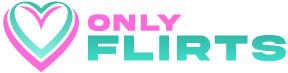 Only-flirts home, Online Dating Site, Company Name Logo